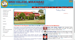 Desktop Screenshot of hinducollegembd.com